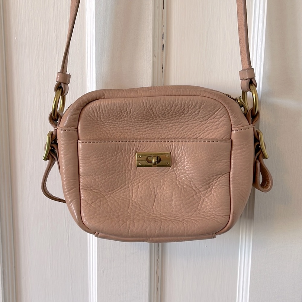 J CREW leather cross-body bag purse